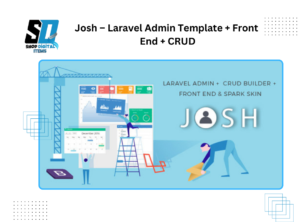 Josh – Laravel Admin Template + Front End + CRUD